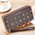 Women's Flower Pu Leather Zipper Wallets