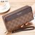 Women's Flower Pu Leather Zipper Wallets