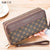 Women's Flower Pu Leather Zipper Wallets