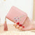 Women's Flower Pu Leather Zipper Wallets