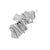 Women's French Style IG Style Irregular Metal Plating Hair Clip