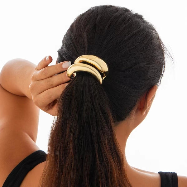 Women's Glam Classic Style Shiny Geometric Alloy Plating Hair Tie