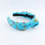 Women's Glam Shiny Solid Color Cloth Inlay Rhinestones Hair Band