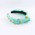 Women's Glam Shiny Solid Color Cloth Inlay Rhinestones Hair Band