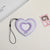 Women's Gradient Color Heart Shape Pp Card Holders