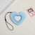 Women's Gradient Color Heart Shape Pp Card Holders