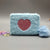 Women's Heart Shape Plush Zipper Coin Purses