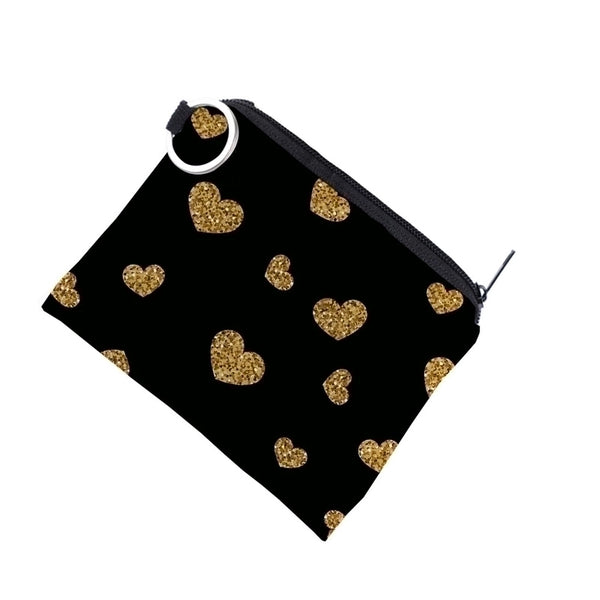 Women's Heart Shape Polyester Zipper Coin Purses