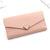 Women's Heart Shape Pu Leather Lock Clasp Wallets