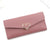 Women's Heart Shape Pu Leather Lock Clasp Wallets