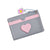 Women's Heart Shape Pu Leather Open Wallets