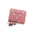 Women's Heart Shape Pu Leather Ornament Zipper Coin Purses