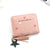 Women's Heart Shape Pu Leather Ornament Zipper Coin Purses