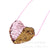 Women's Heart Shape Pu Leather Sequins Zipper Coin Purses