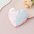 Women's Heart Shape Pu Leather Sequins Zipper Coin Purses