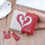 Women's Heart Shape Pu Leather Zipper Coin Purses