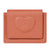 Women's Heart Shape Solid Color Pu Leather Flip Cover Wallets