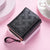 Women's Heart Shape Solid Color Pu Leather Zipper Buckle Wallets