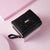 Women's Heart Shape Solid Color Pu Leather Zipper Buckle Wallets