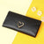 Women's Heart Shape Solid Color Pu Leather Zipper Buckle Wallets