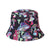 Women's Hip-hop Bear Printing Flat Eaves Bucket Hat