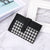 Women's Houndstooth Plaid Pu Leather Buckle Wallets