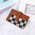 Women's Houndstooth Plaid Pu Leather Buckle Wallets