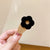 Women's IG Style Cute Korean Style Flower Velvet Hair Clip