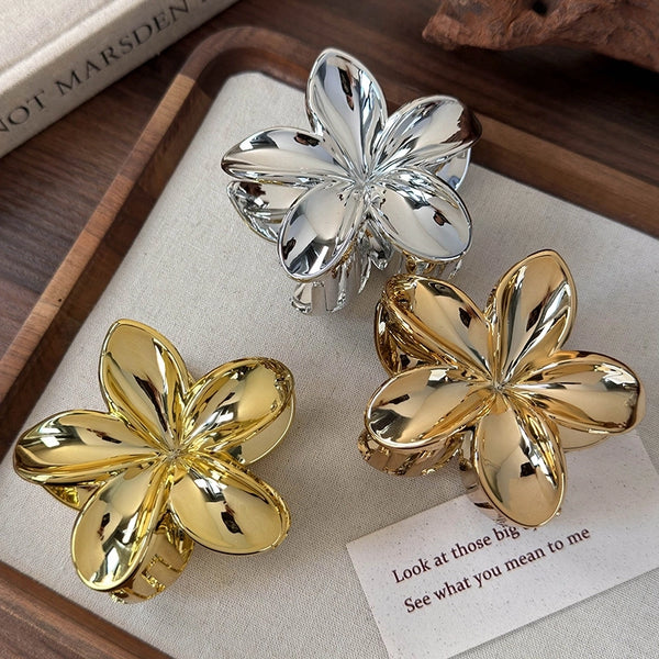 Women's IG Style Elegant Flower Arylic Hair Claws