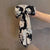 Women's IG Style Flower Chains Print Cloth Printing Hair Clip