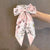 Women's IG Style Flower Chains Print Cloth Printing Hair Clip