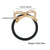 Women's IG Style Geometric Iron Polishing Hair Tie