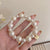 Women's IG Style Korean Style Round Heart Shape Imitation Pearl Plastic Metal Hair Tie