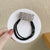 Women's IG Style Lady Korean Style Geometric Round Metal Hair Tie