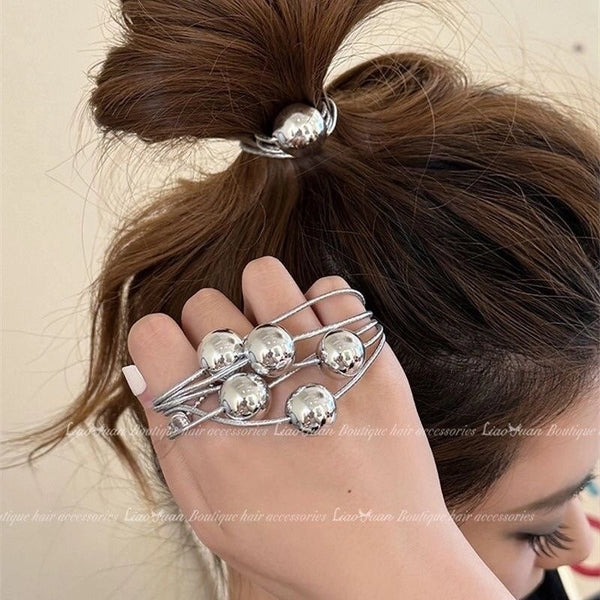 Women's IG Style Round Elastic String Hair Tie