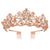 Women's IG Style Shiny Crown Alloy Hollow Out Inlay Crystal Crown