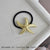 Women's IG Style Simple Style Solid Color Alloy Plating Hair Tie