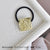 Women's IG Style Simple Style Solid Color Alloy Plating Hair Tie