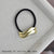 Women's IG Style Simple Style Solid Color Alloy Plating Hair Tie