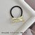 Women's IG Style Simple Style Solid Color Alloy Plating Hair Tie