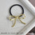 Women's IG Style Simple Style Solid Color Alloy Plating Hair Tie