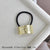 Women's IG Style Simple Style Solid Color Alloy Plating Hair Tie