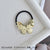 Women's IG Style Simple Style Solid Color Alloy Plating Hair Tie