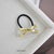 Women's IG Style Simple Style Solid Color Alloy Plating Hair Tie