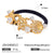 Women's IG Style Starfish Solid Color Shell 304 Stainless Steel Inlay Zircon Hair Tie