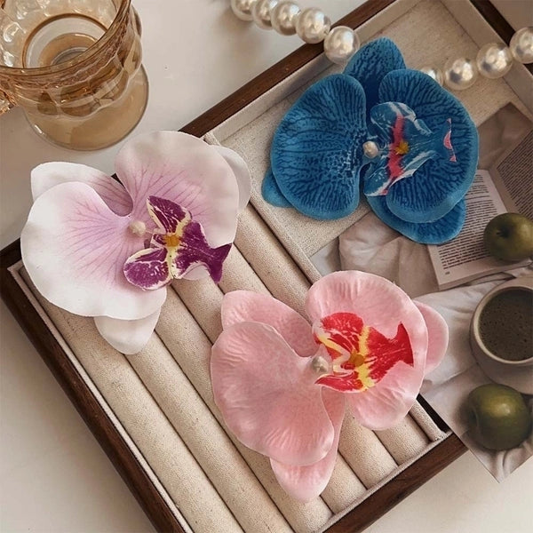 Women's IG Style Sweet Flower Alloy Cloth Hair Clip