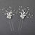 Women's IG Style Sweet Flower Alloy Inlay Rhinestones Hairpin