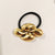 Women's IG Style Sweet Solid Color Flower Metal Inlay Rhinestones Pearl Hair Tie