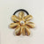 Women's IG Style Sweet Solid Color Flower Metal Inlay Rhinestones Pearl Hair Tie