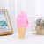 Women's Ice Cream Silica Gel Zipper Coin Purses